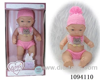 10 inch full vinyl doll