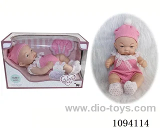 10 inch full vinyl doll