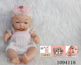 10 inch full vinyl doll