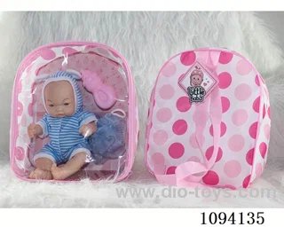 10 inch full vinyl doll
