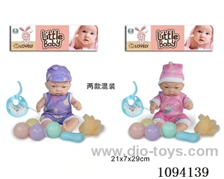 10 inch full vinyl doll
