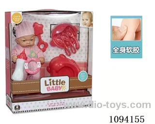 10 inch full vinyl doll