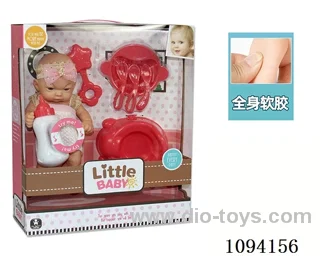 10 inch full vinyl doll