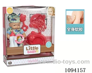 10 inch full vinyl doll