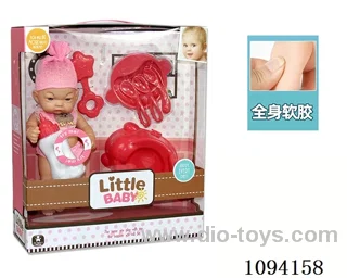 10 inch full vinyl doll