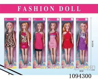 11.5 inch joint fashion Barbie ╲ 6 mixed styles