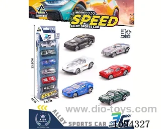 1:64 free wheel alloy car 6PCS
