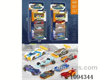 1: 64 sliding sports car (1 set) 4 mixed models