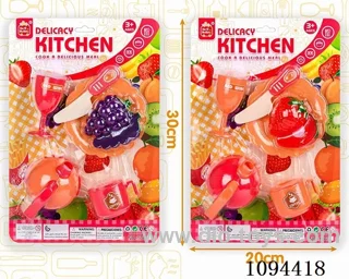 Fruit and vegetable cutting, family toys, early education toys, kitchen toys, kitchen utensils, educational toys