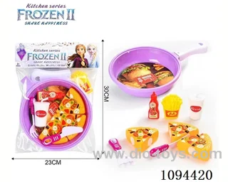 ICE SNOW CUT CUT PIZZA FRENCH FRIES LARGE FRYING PAN TABLEWARE KITCHEN SET