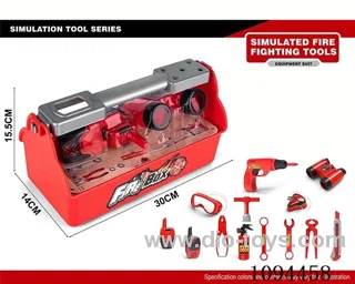 Simulated fire-fighting tool sodium collection suitcase
