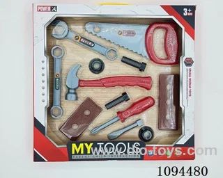 Window box tool set 12pcs children's early education hands-on combination disassembly screw toy family toy simulation model