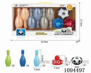 Small bowling game video set