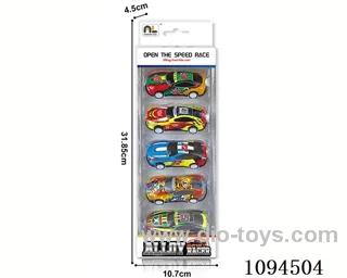 pull back alloy car 5PCS