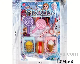 Ice and snow food set Simulation kitchen toy set Girl baby birthday gift Educational cognition Family toys