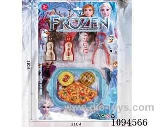 Ice and snow food set Simulation kitchen toy set Girl baby birthday gift Educational enlightenment toys
