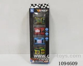 pull back alloy car 4PCS