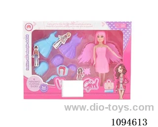 Fun assembled Barbie