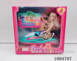 11.5-inch solid body fashionable surfboat girl