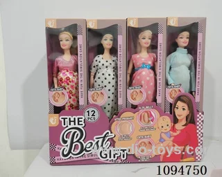 11 inch Barbie pregnant woman display box