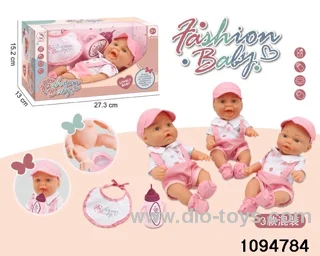 10 inch vinyl hand and foot doll