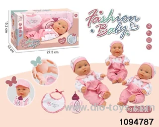 10 inch vinyl hand and foot doll