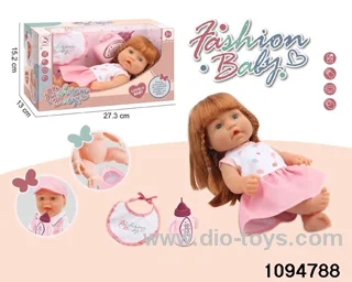 10 inch vinyl hand and foot doll