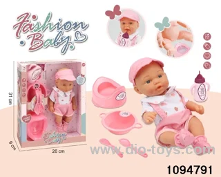 10 inch vinyl hand and foot doll