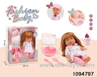 10 inch vinyl hand and foot doll