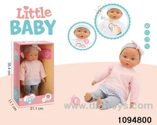 14 inch vinyl hand and foot doll with 24 sounds ic