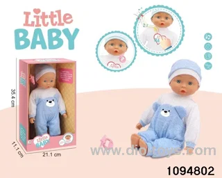 14 inch vinyl hand and foot doll with 24 sounds ic