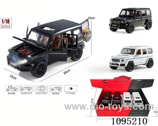 1:18 Mercedes-Benz G63 Alloy model Comeback Sound & Light Vehicle (4 PCS/box)