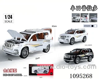 1:24 Prado alloy acousto-optic pull-back car