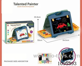 Double sided picture board for handbag