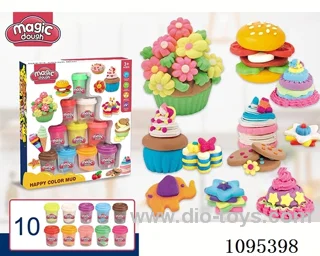 Colored clay