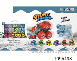 Swinging inertia cartoon car