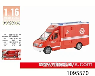1: 16 Inertia Ambulance (with light and sound)