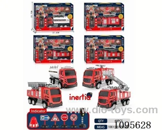Inertia fire truck