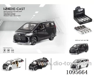 1:24 pull back alloy car
