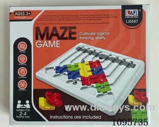 Puzzle building block track game