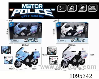 Inertia Light Music Motorcycle Police Car