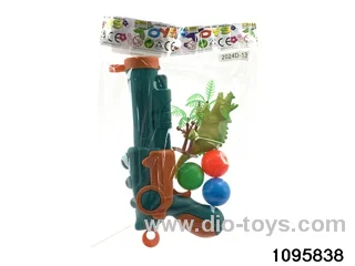 dinosaur gun toys in OPP bag