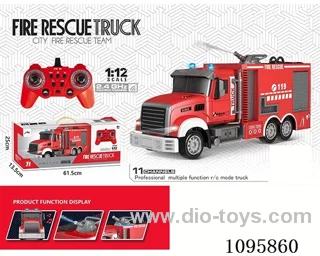 1：12 11ch rc car W L/M/water spray
