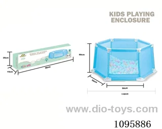 (GCC)110CM children's shooting safety fence (pcv tube) with 50 balls