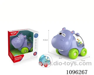 Cartoon hippo scooter