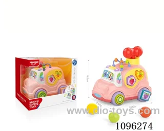 Cartoon building block car
