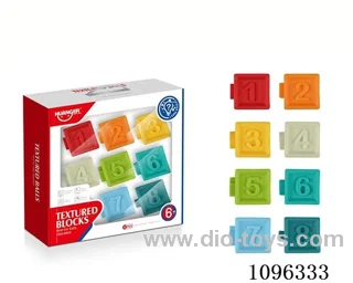 Soft rubber building blocks (8 pieces)