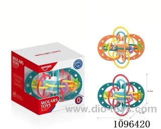 (GCC) Upgraded Manhattan Ball Teaser (two-color mix) Children's Educational grip ball