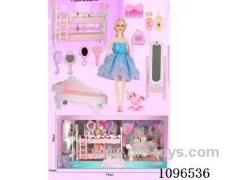 Double princess bed Princess Chair with 11-joint Barbie