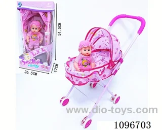 Iron trolley + male doll